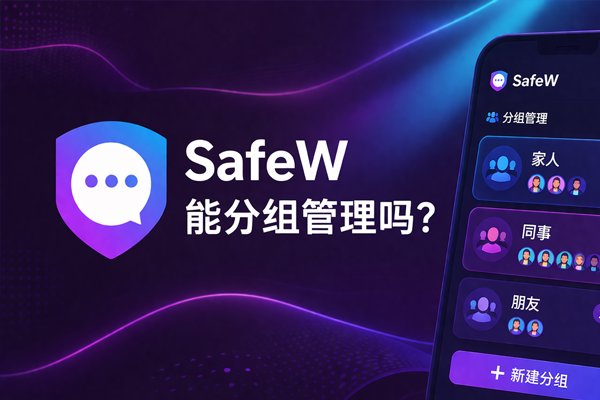 SafeW 是否支持对联系人进行分组管理？
